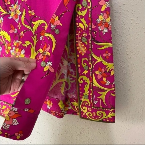 SOLD - Emilio Pucci for Lord & Taylor Paisley Wrap Skirt sz4 - Picture 5 of 9